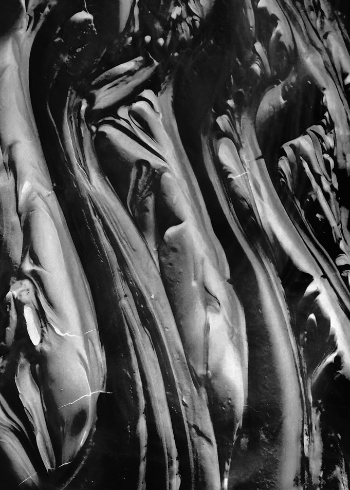 Abstract Black and White Flow