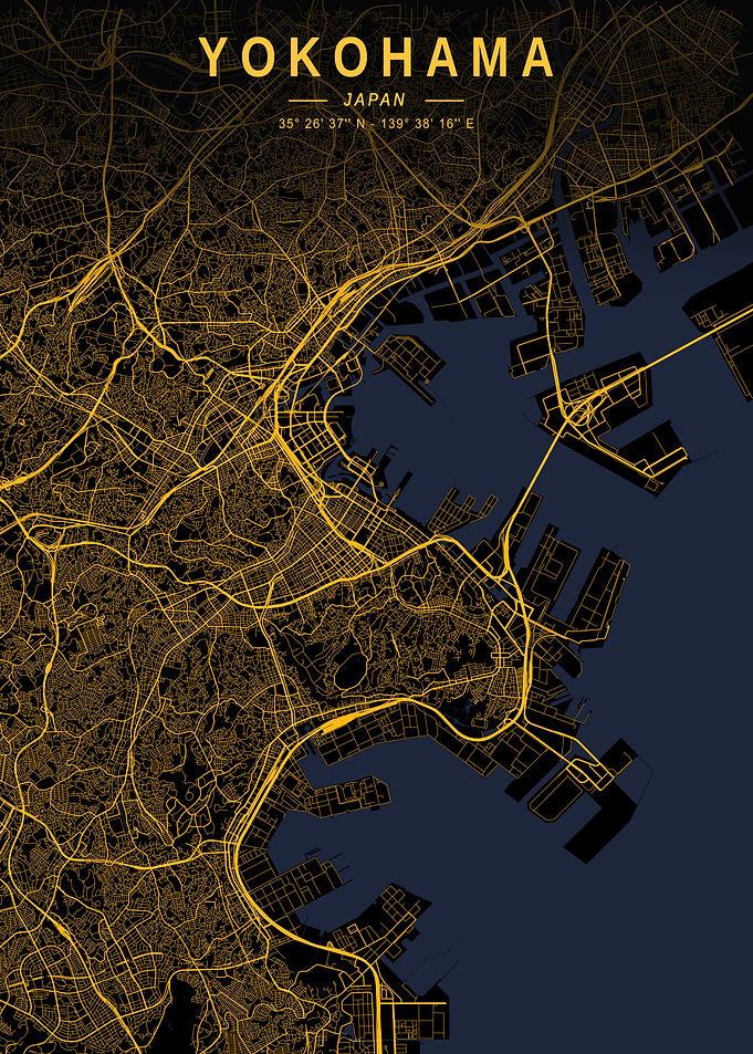 Yokohama Golden City Map