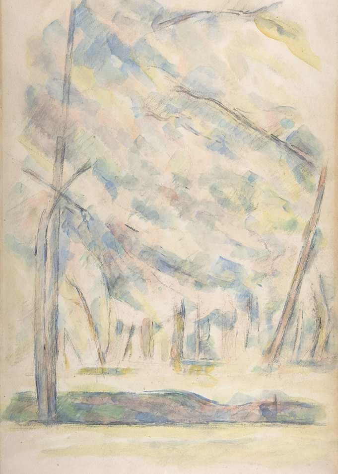 Impressionistic Forest Landscape Painting