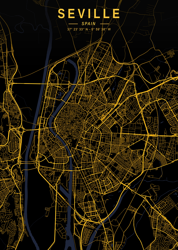 Seville Golden City Map