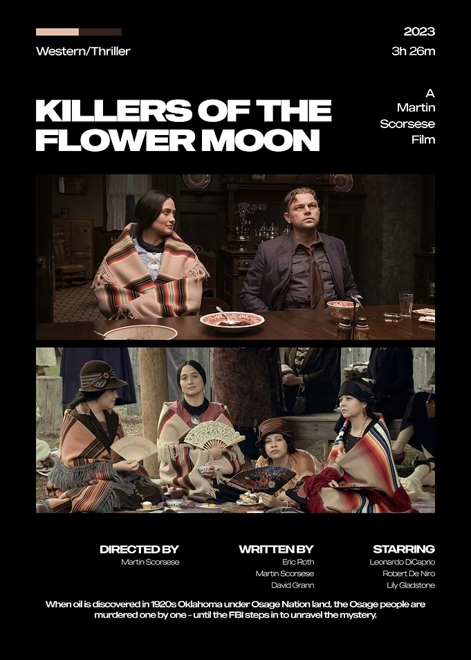 Killers of the Flower Moon Movie Poster