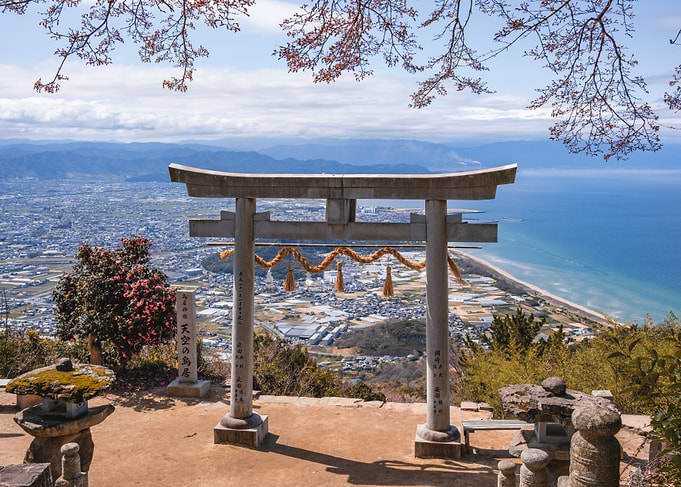 Shrine in the Sky - Shikoku, Japan
