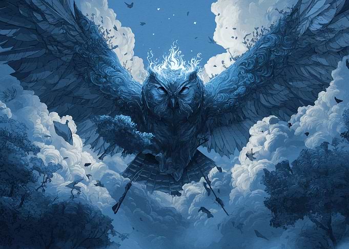 Majestic Owl Flight