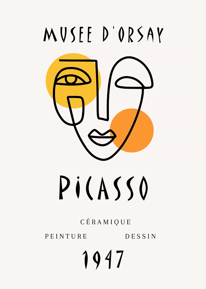 Musee D'Orsay Picasso 1947 Poster