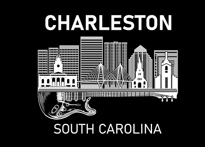 Charleston Skyline South Carolina Souvenir Charleston