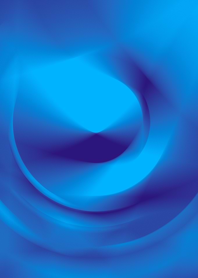 Abstract Blue Gradient Swirl