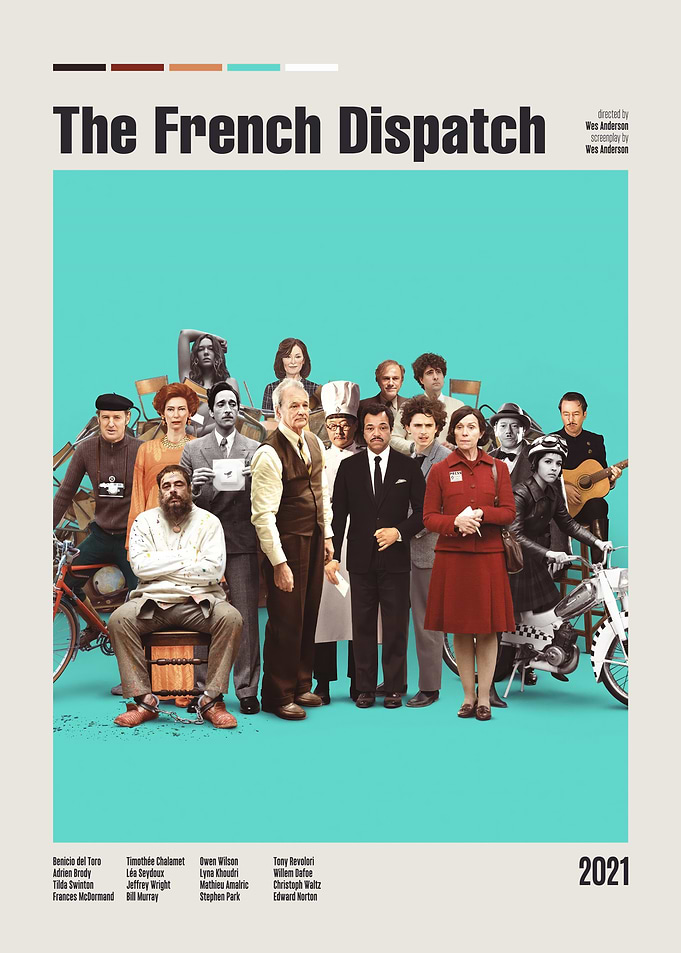 The French Dispatch Movie Poster
