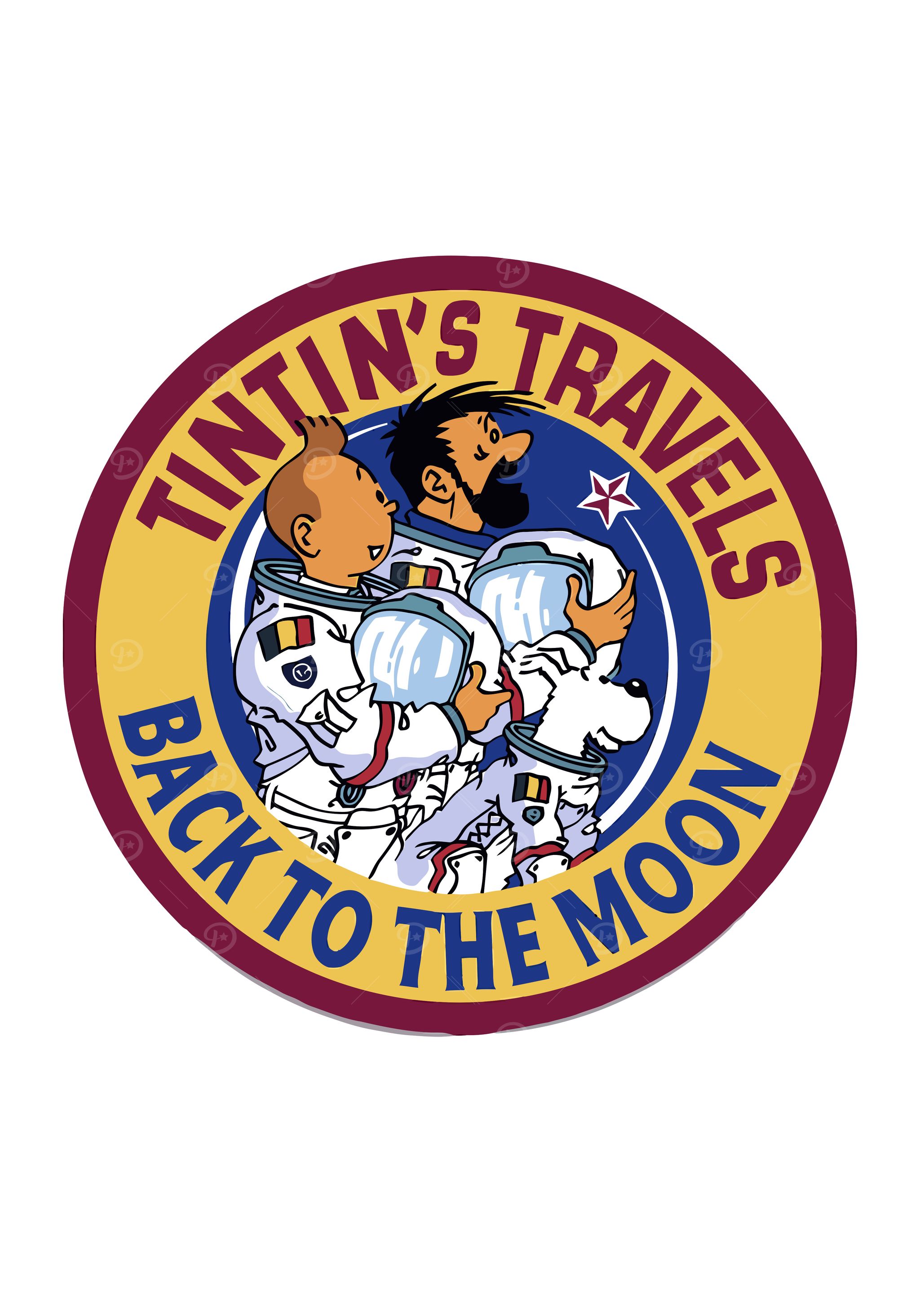 Tintin's Travels Back to the Moon