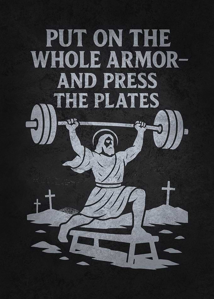 Put on the Armor -Christianity Humor