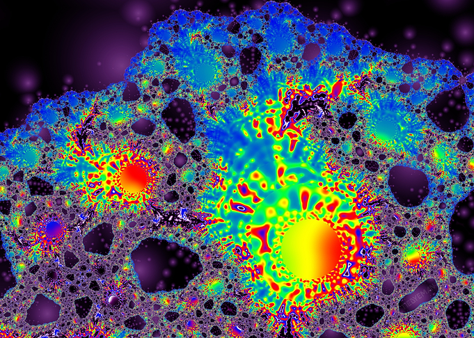 'Crystalline Froth' Fractal Art