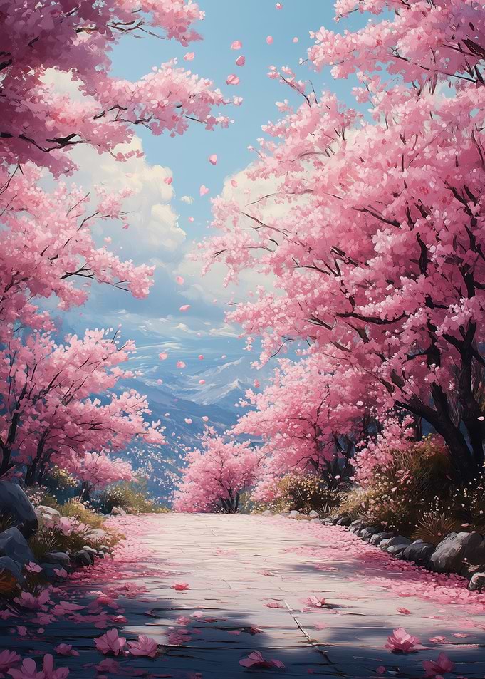 Cherry Blossom Path
