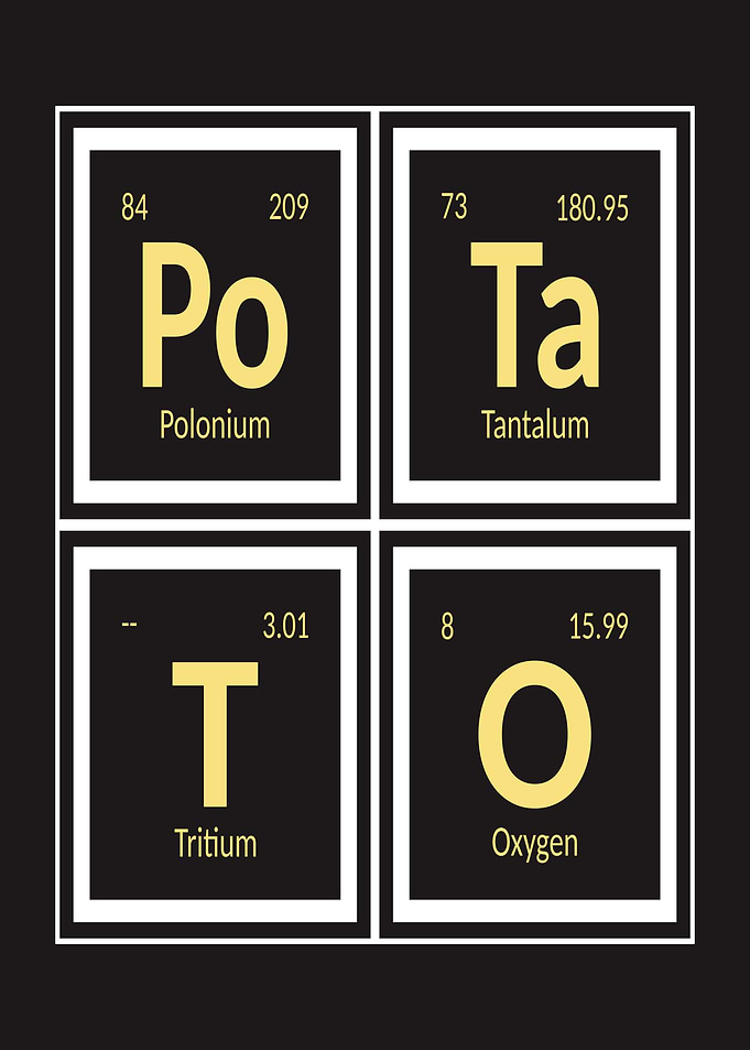 Periodic Table Elements: Potato