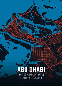 Abu Dhabi City Map