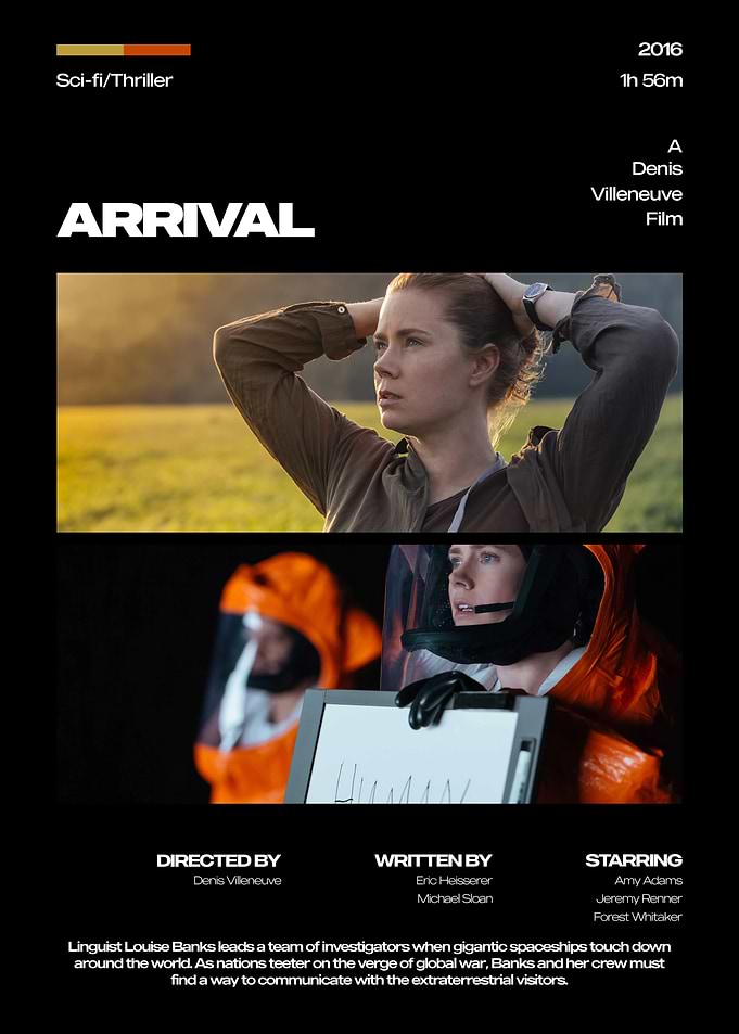 Arrival Movie Poster