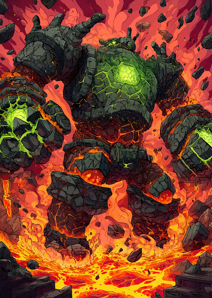 Lava Golem Rising