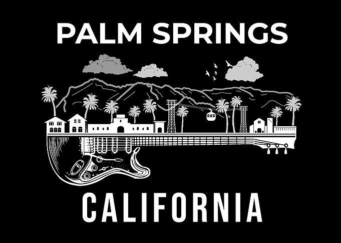 Palm Springs Skyline California Souvenir Palm Springs