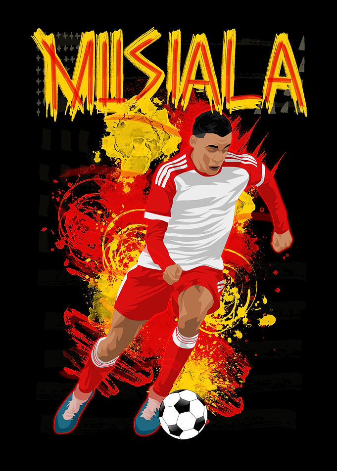 Jamal Musiala Soccer Art