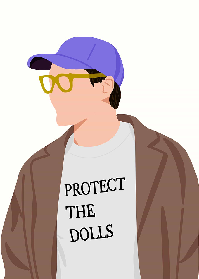 Pedro Pascal in “Protect The Dolls” Shirt