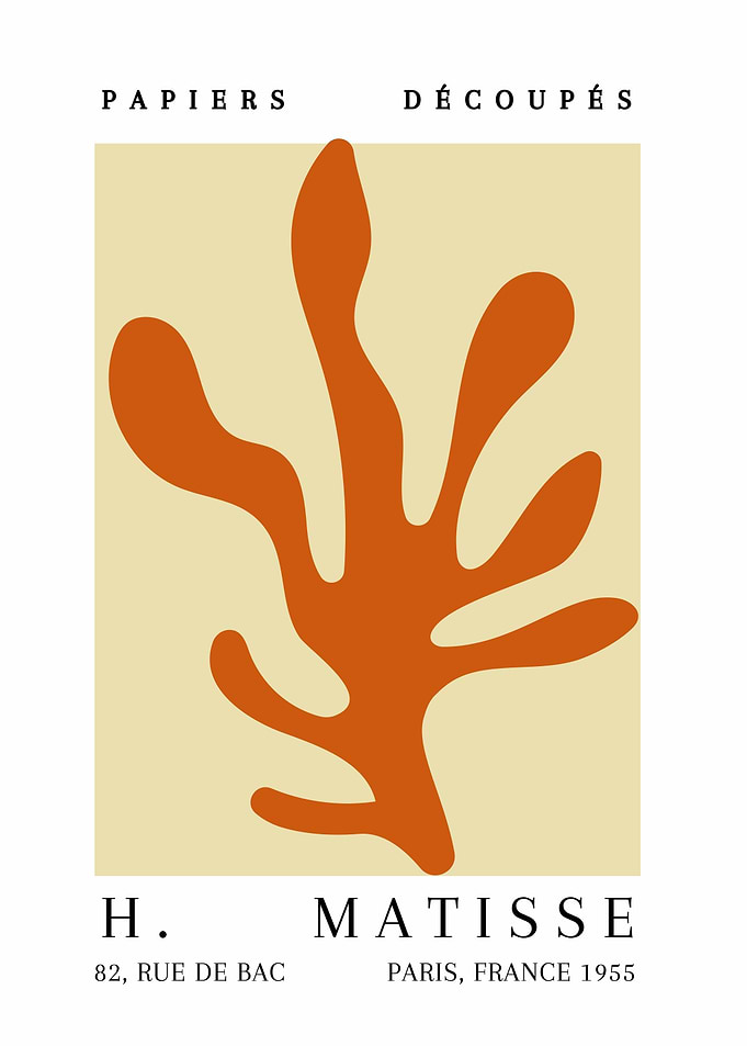 Matisse Inspired Papel Decoupes Art Print