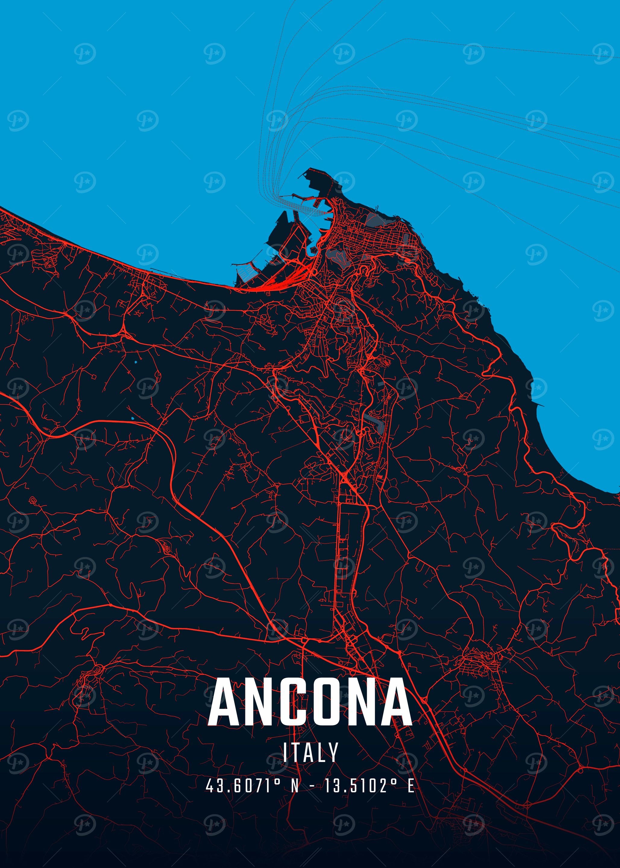 Ancona City Map