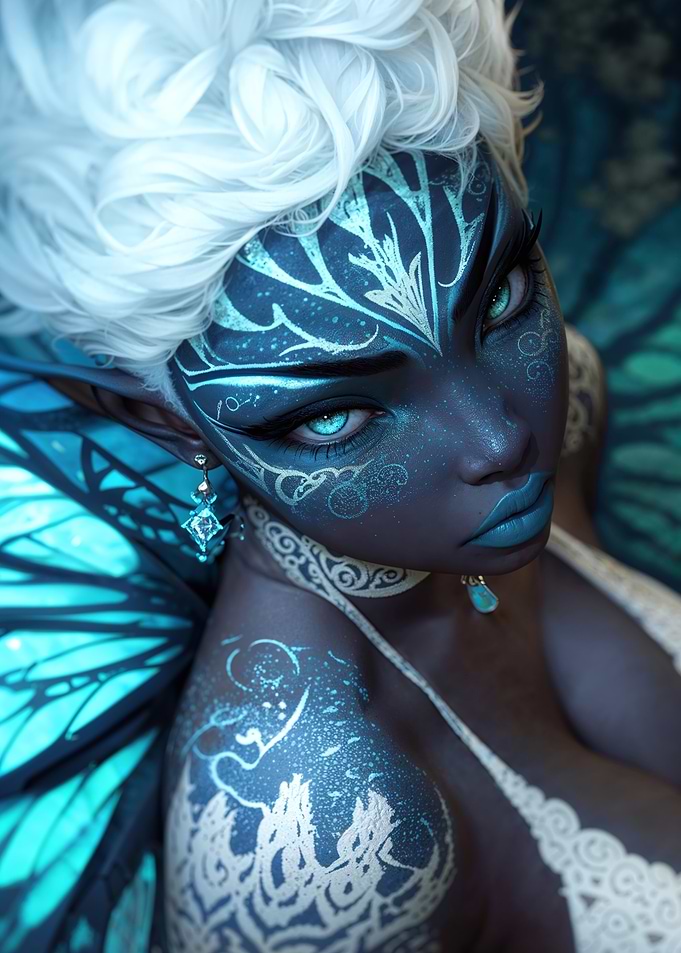 Blue Fairy Portrait