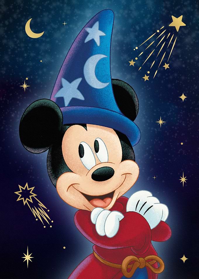 Sorcerer Mickey with the Moon and Stars