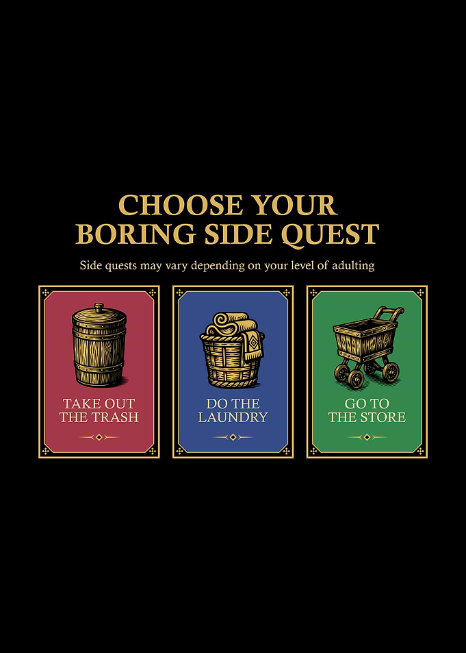 Choose Your Boring Side Quest