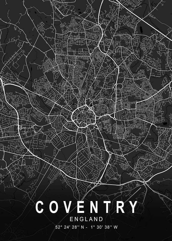 Coventry Dark Map