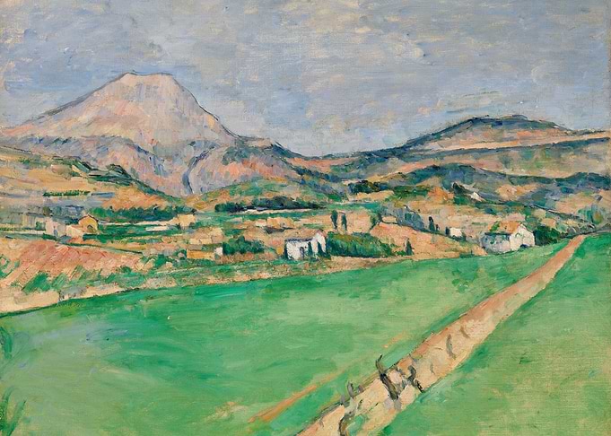 Mont Sainte-Victoire Landscape Painting