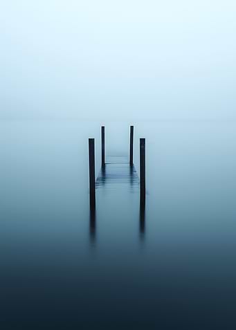 Into the Stillness – Minimal Dock Over Water