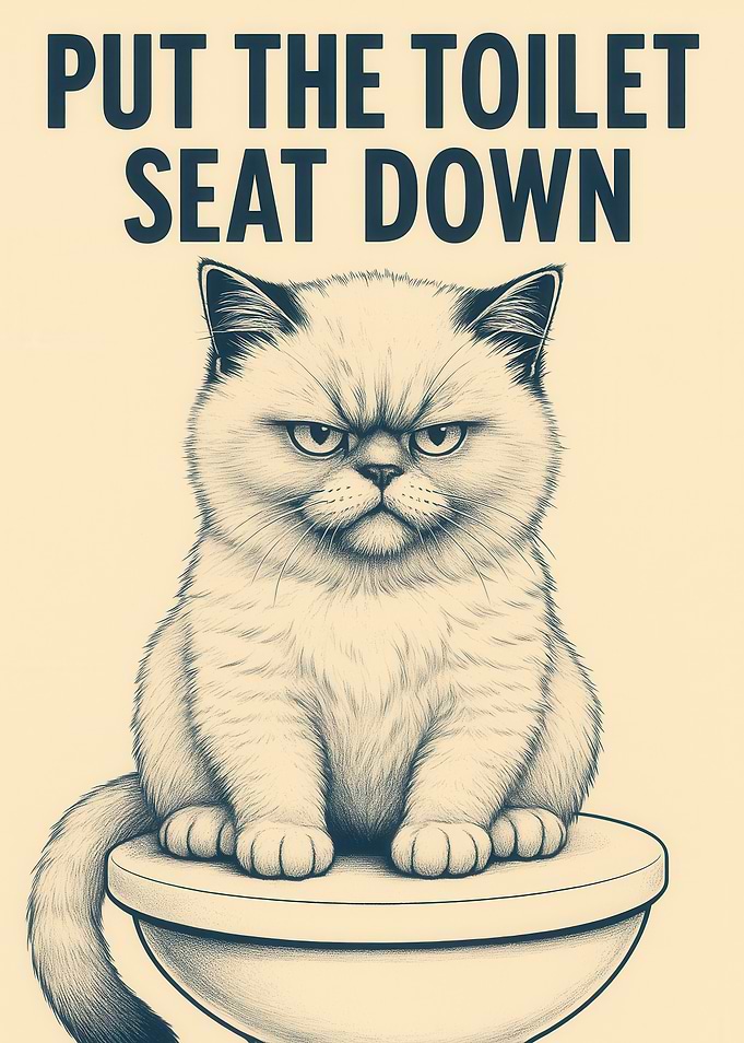 Put the Toilet Seat Down
