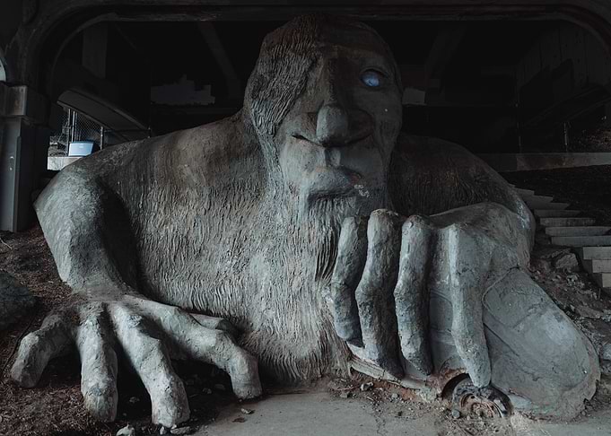 Troll Sculpture