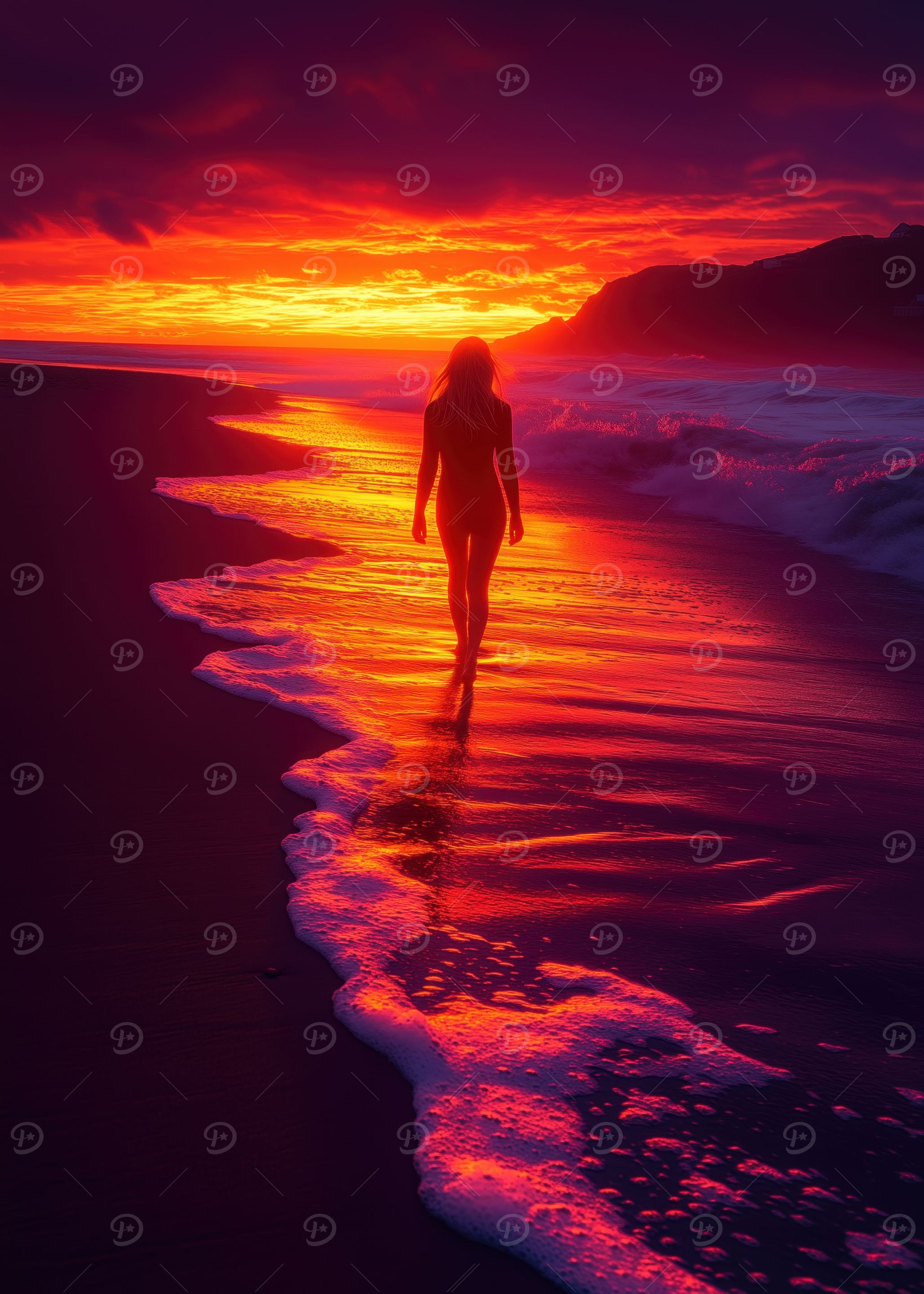 Sunset Beach Walk