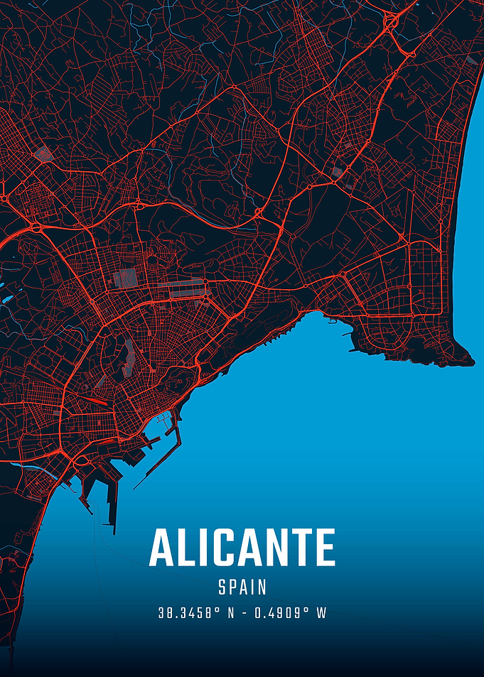 Alicante City Map