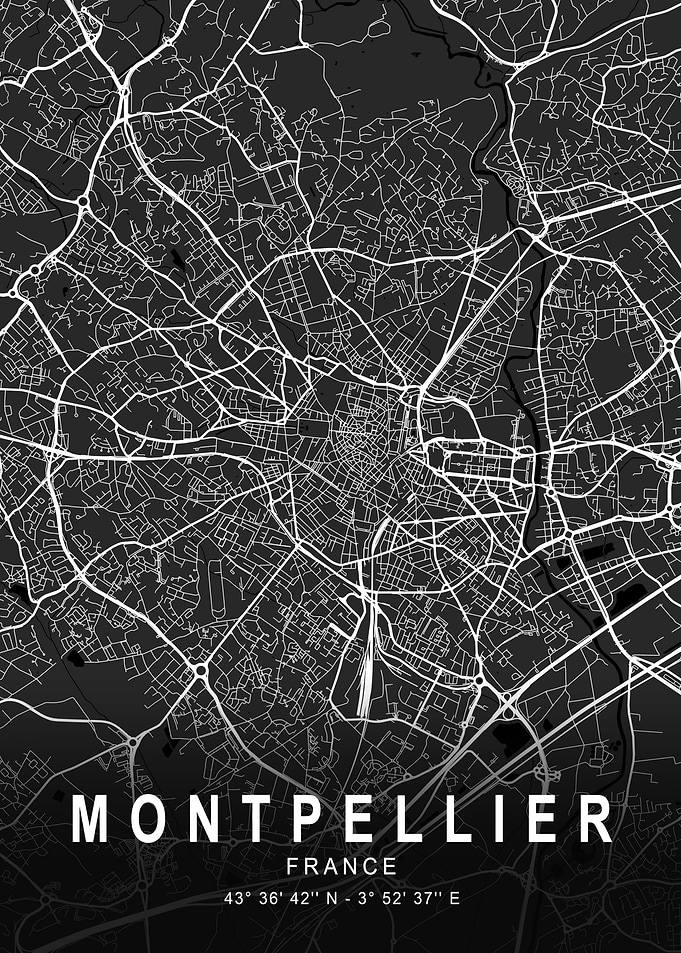 Montpellier Dark Map