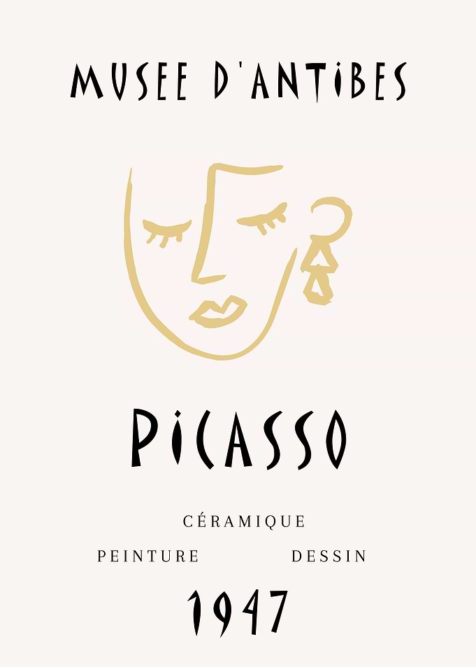 Musée d'Antibes Picasso 1947 Poster
