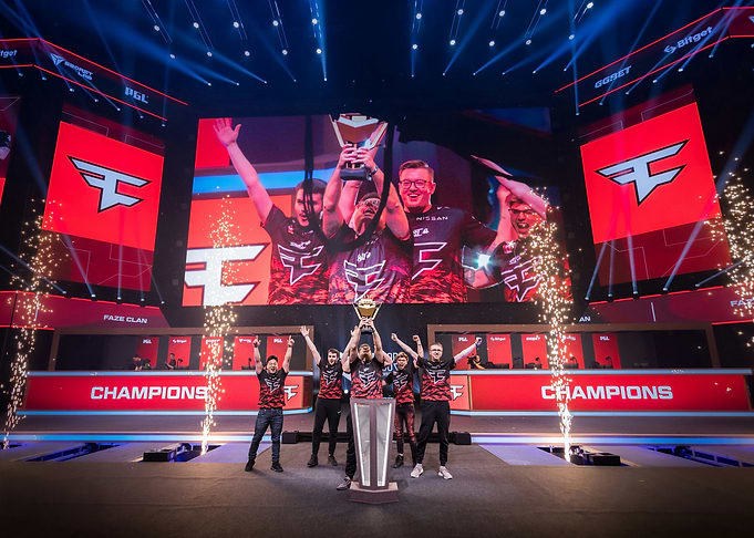 FaZe Clan Champions Celebration