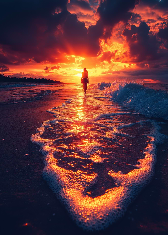 Sunset Beach Walk