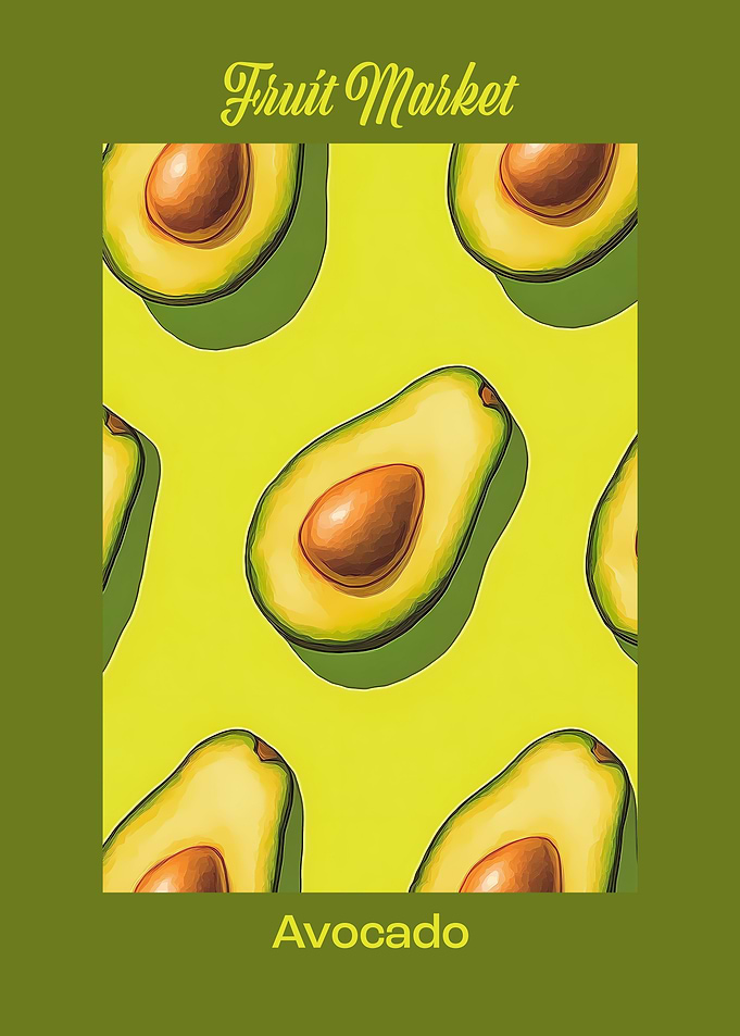 Fruit Market Avocado