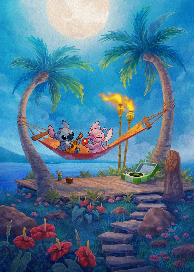 Stitch Angel Hammock