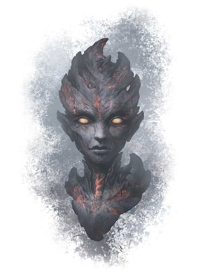 Magma Elmental Portrait
