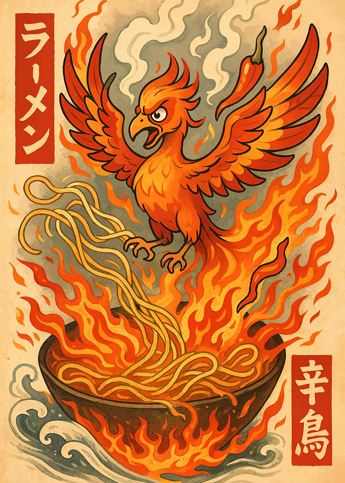 Fiery Phoenix Ramen Bowl
