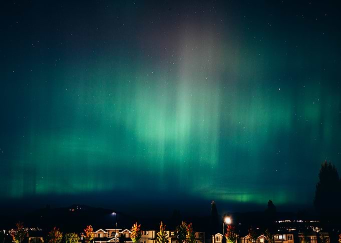 Aurora Borealis over Burnaby