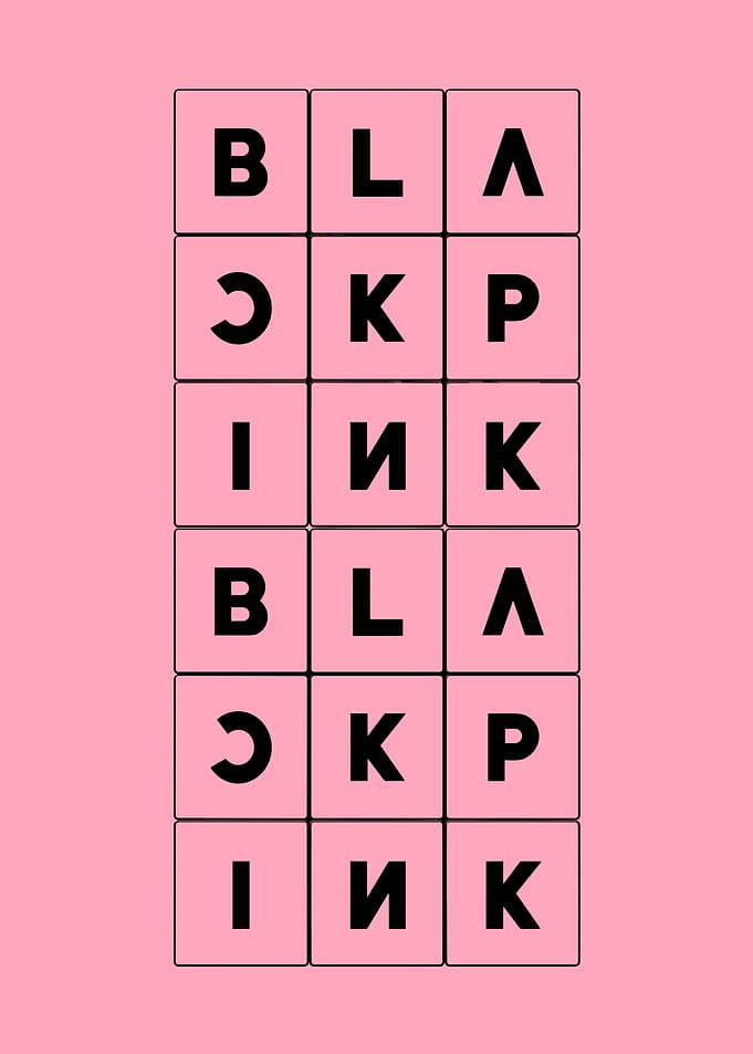 BLACKPINK Text Art