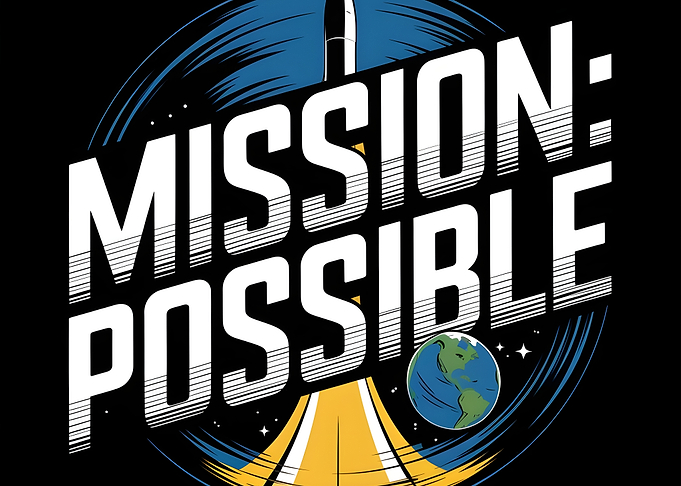 Mission Possible Rocket Launch Graphic