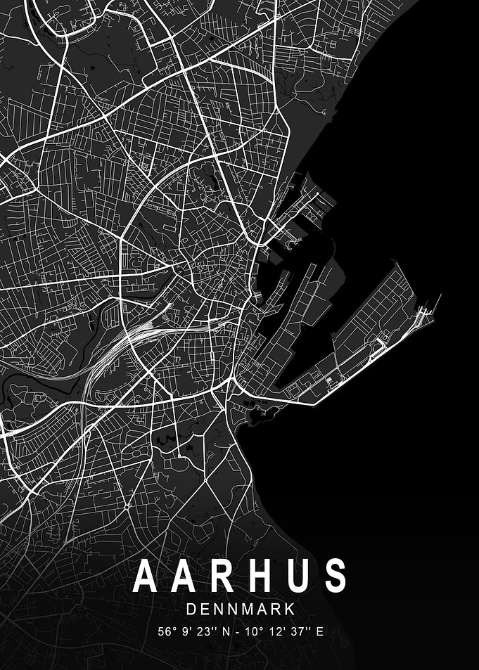 Aarhus Dark Map