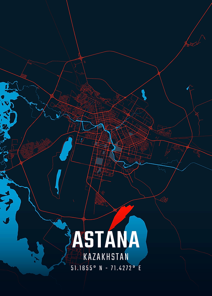 Astana City Map