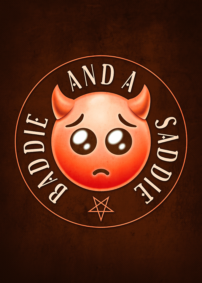 Baddie and a Saddie Devil Emoji