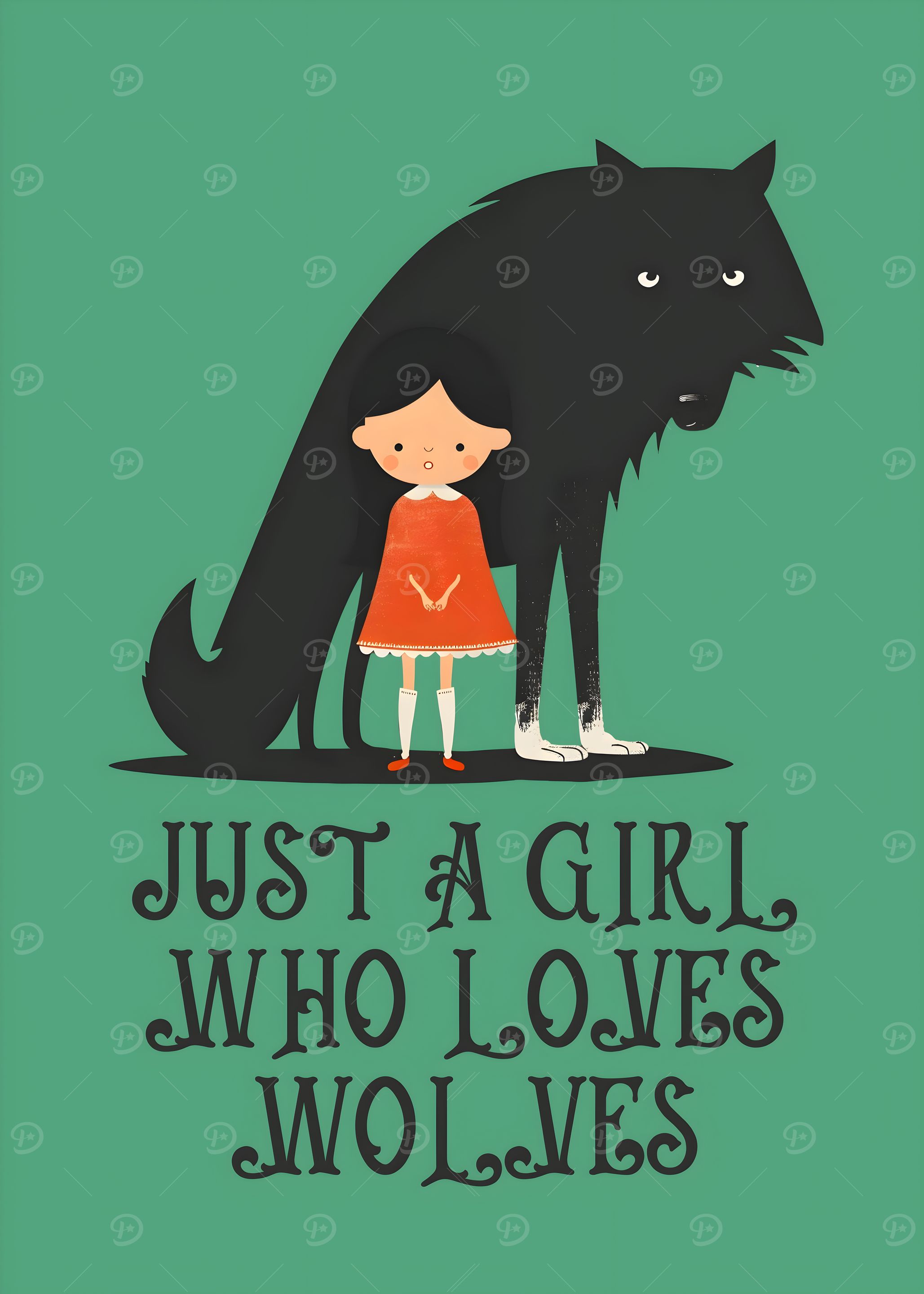 Just A Girl Who Loves Wolves