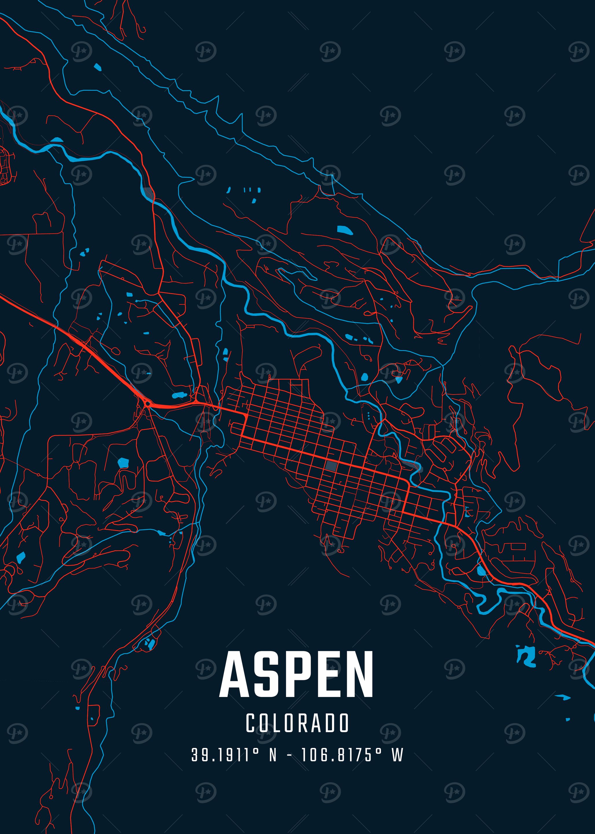 Aspen City Map